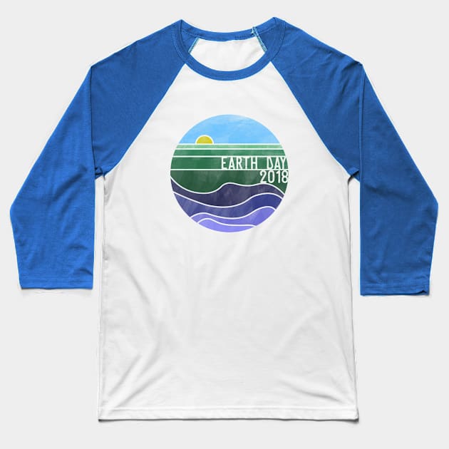 Earth Day 2018 - Transparent Baseball T-Shirt by PrintablesPassions